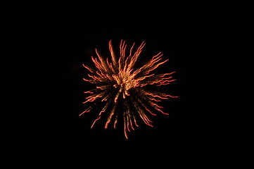 Image showing Red firework 4