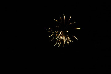 Image showing Yellow firework 2