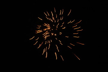 Image showing Yellow firework 1