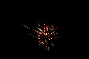 Image showing Red firework 3