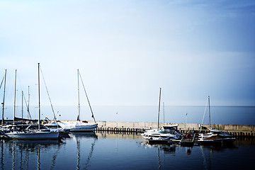 Image showing Sailing boats