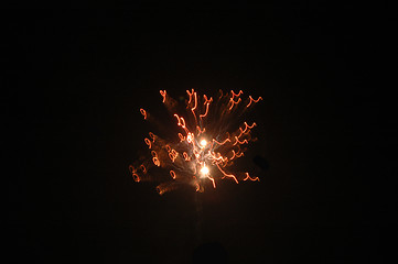 Image showing Red firework 1