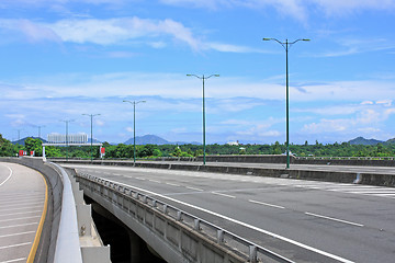 Image showing highway and Ting Kau bridge 