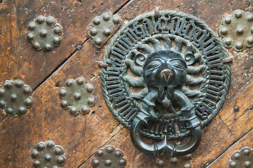 Image showing Ancient door knocker