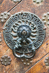 Image showing Ancient door knocker