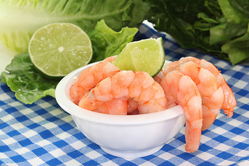 Image showing Prawns