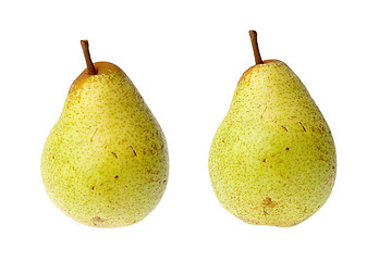 Image showing Two pears