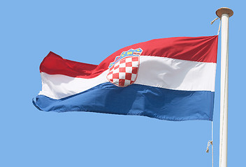 Image showing Croatian flag