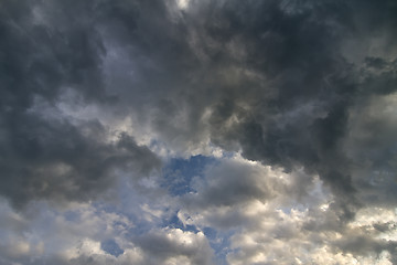 Image showing dramatic cloudy sky