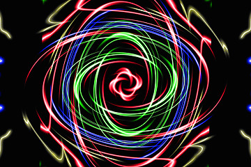 Image showing Abstract background - shone lines