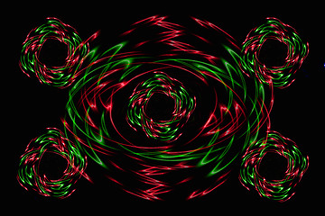 Image showing Abstract background - shone lines