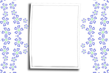 Image showing Abstract background - shine flowers