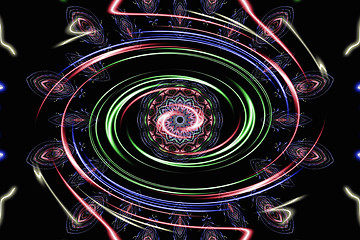 Image showing Abstract background - shone lines