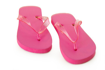 Image showing Pink Flip Flops