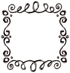 Image showing Chocolate frame