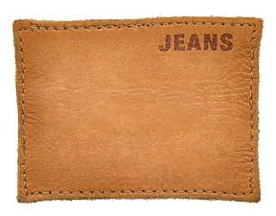 Image showing Jeans labels