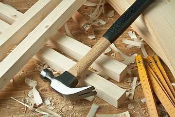 Image showing Wood working