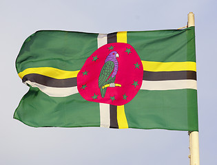 Image showing Dominica flag