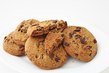 Image showing Cookies on a plate