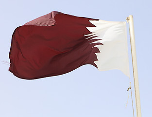 Image showing Qatari flag