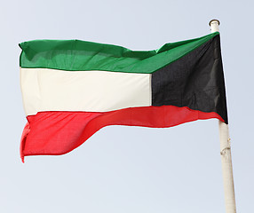 Image showing Kuwaiti national flag