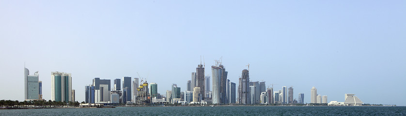 Image showing Doha New District skyline