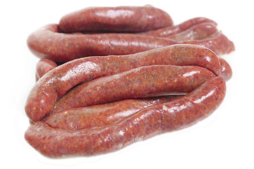 Image showing Beef sausages