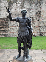 Image showing Emperor Trajan Statue