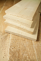 Image showing Wood planks