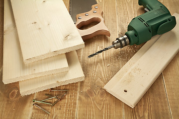 Image showing Wood working