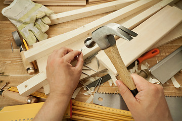 Image showing Wood working