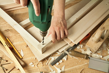 Image showing Wood working