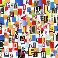 Image showing ABC collage