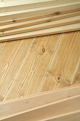 Image showing Wood planks