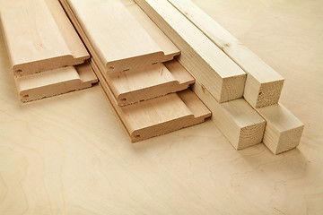 Image showing Wood planks