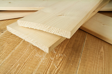 Image showing Wood planks