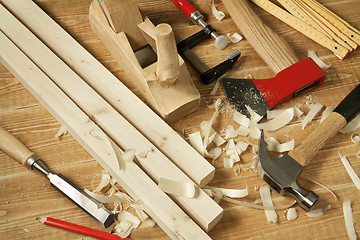 Image showing Wood working