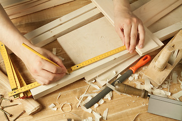 Image showing Wood working