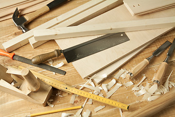 Image showing Wood working