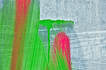 Image showing abstract paint strokes