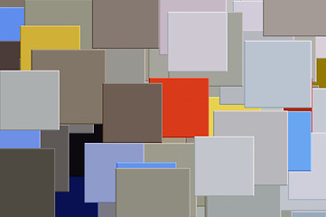 Image showing abstract squares pattern