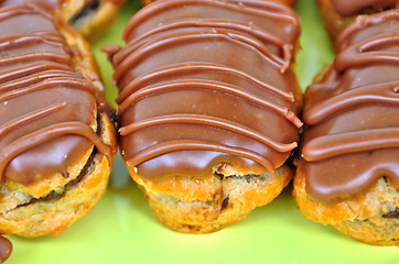 Image showing eclair chocolate dessert