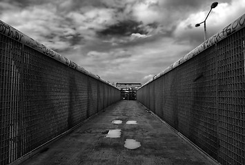 Image showing metal overpass