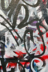 Image showing messy graffiti