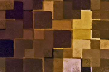 Image showing brown squares