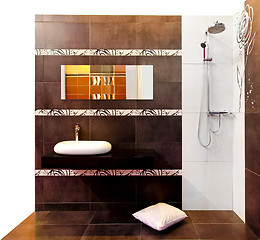 Image showing Shower bathroom