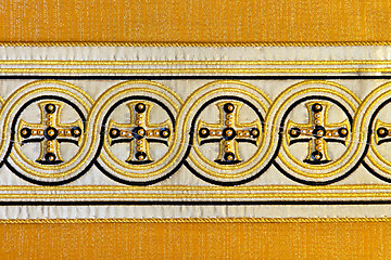 Image showing Cross textile