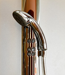 Image showing Digital shower handle