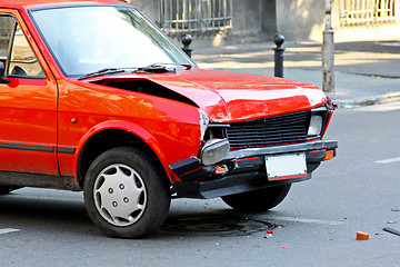 Image showing Old car damage