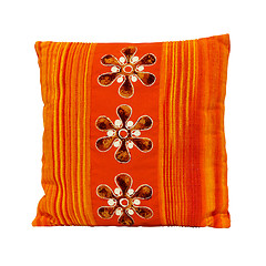 Image showing Orange pillow